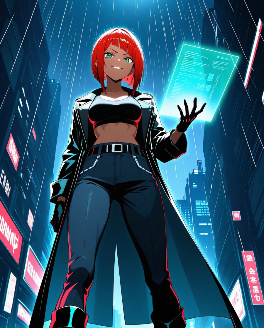 Clea, companheira de IA em estilo anime
